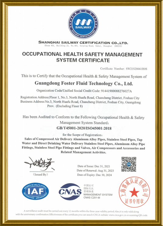 ISO45001 Health Safty Safty-Fstipe